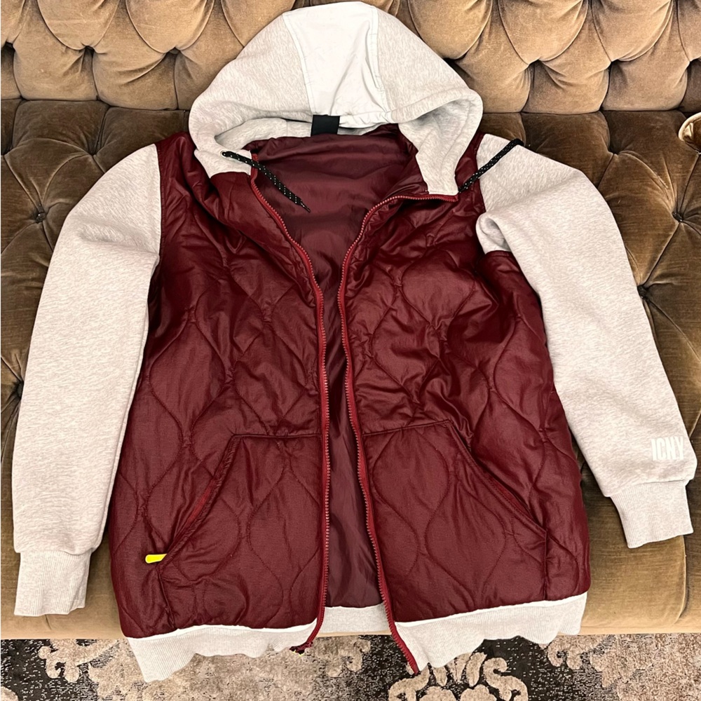 ICNY hoodie with reflective hood